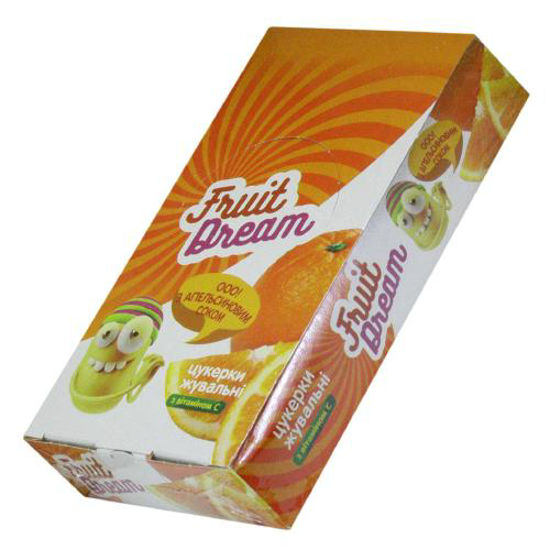 Конфеты жевательные с апельсиновым соком + витамин С 270г №18